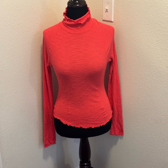 Free People Tops - 2 FOR $25Intimately Free People Make It Easy Waffle Thermal Top Red Turtleneck M